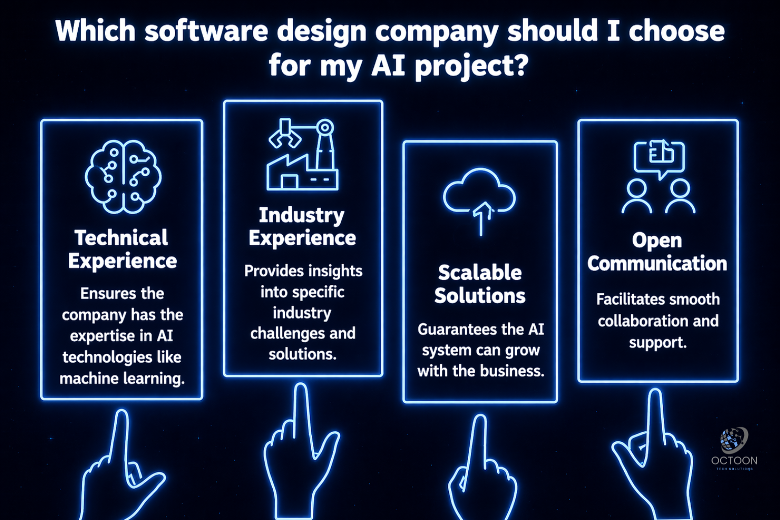 Which software design company should i choose for my ai project